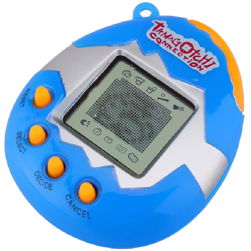 Тамагочі UFT Eggshell game Blue (EggBlue) Додатково 49 тварин на вибір; Живлення: 2 x LR44