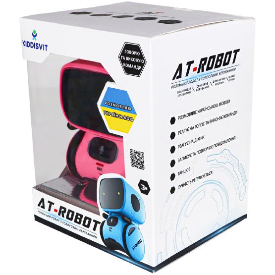 Изображение Интерактивный робот AT-ROBOT Pink (AT001-04-UKR)