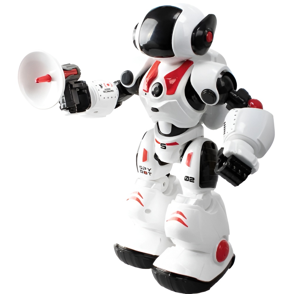 Інтерактивна іграшка BLUEROCKET робот-шпигун Джеймс STEM (XT3803084) Розміри, см висота робота: 28