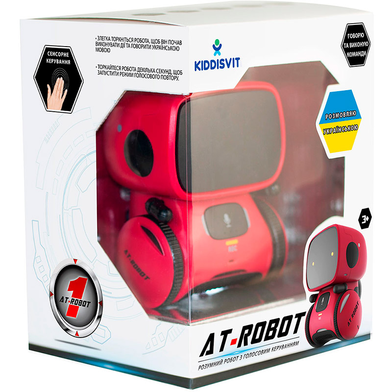 Інтерактивний робот AT-ROBOT Red (AT001-01-UKR) Тип дроїд