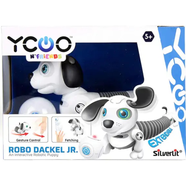 Фото Интерактивная игрушка SILVERLIT робот-собака DACKEL JUNIOR (88578)