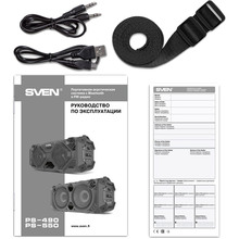 Портативна акустика SVEN PS-550 Black (410092)