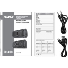 Портативна акустика SVEN PS-650 Black (410094)