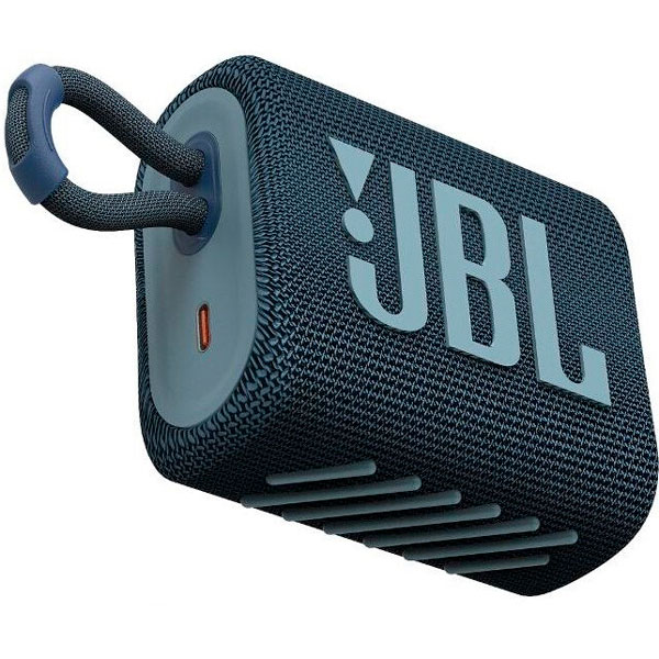 Зовнішній вигляд Портативна акустика JBL GO 3 Blue (JBLGO3BLU)