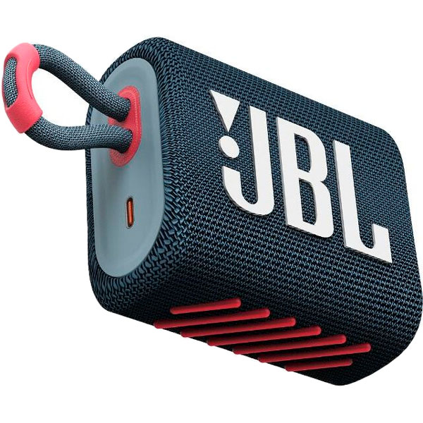 Портативная акустика JBL GO 3 Blue Pink (JBLGO3BLUP) Формат 1.0