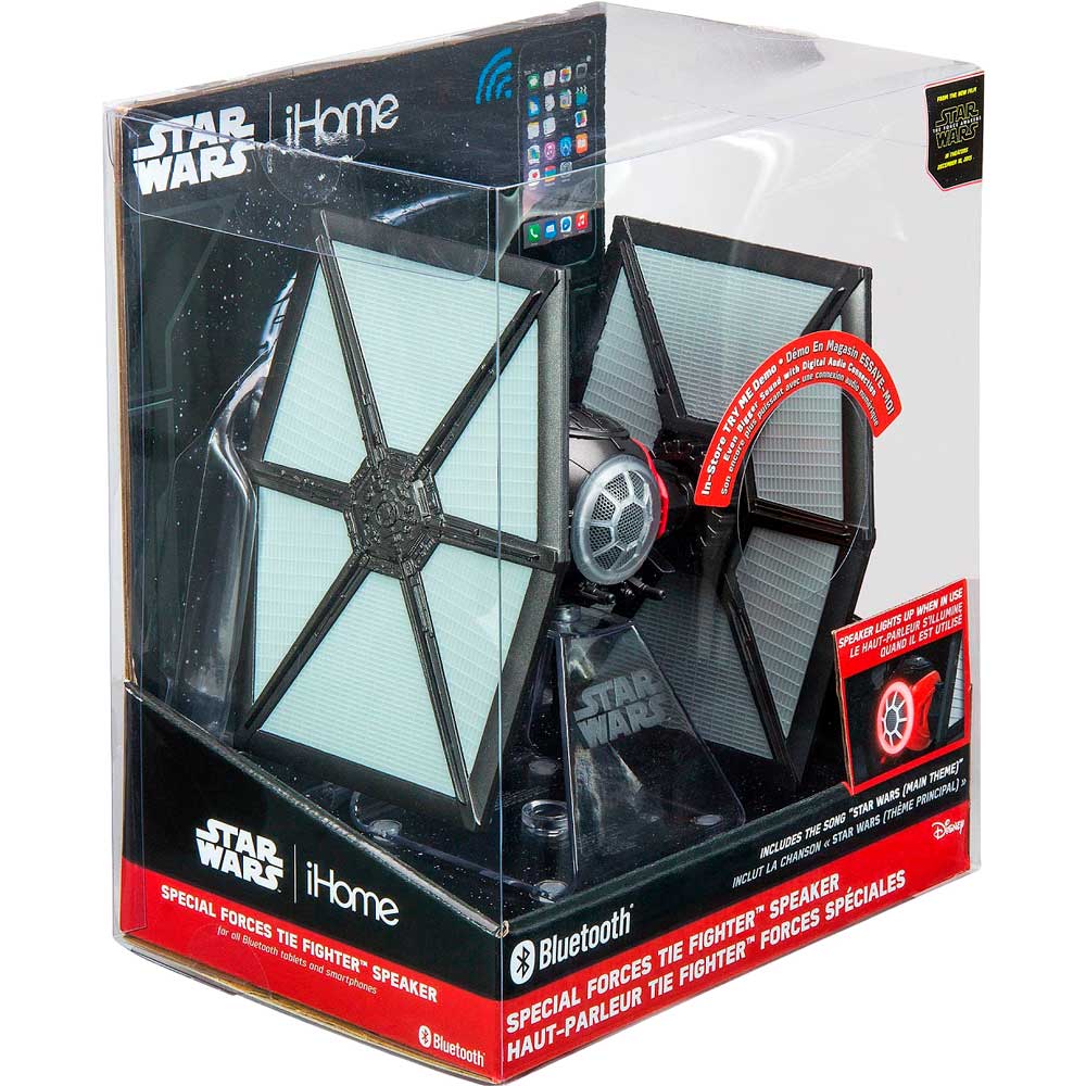 Портативная акустика eKids iHome Disney - Star Wars Special Forces Tie Fighter (LI-B56.FMV7) Тип портативная акустика