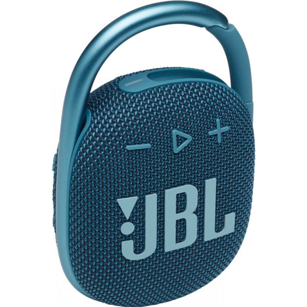 Зовнішній вигляд Портативна акустика JBL Clip 4 Blue (JBLCLIP4BLU)