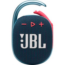 Портативна акустика JBL Clip 4 Blue Coral (JBLCLIP4BLUP)