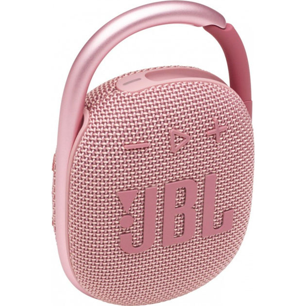 Зовнішній вигляд Портативна акустика JBL Clip 4 Pink (JBLCLIP4PINK)