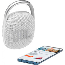 Портативна акустика JBL Clip 4 White (JBLCLIP4WHT)