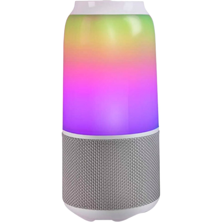 

Портативная акустика Velev V03 Light Show Bluetooth Speaker White (V03 White), Light Show Bluetooth Speaker V03 White