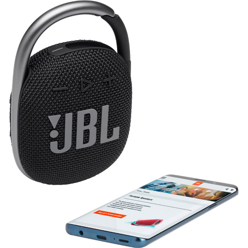 Портативна акустика JBL Clip 4 Black (JBLCLIP4BLK) Тип портативна акустика