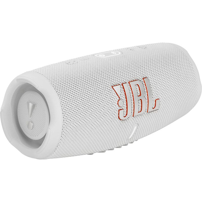 Зовнішній вигляд Портативна акустика JBL Charge 5 White (JBLCHARGE5WHT)