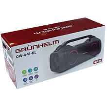 Портативная акустика GRUNHELM GW-441-BL Black (115774)