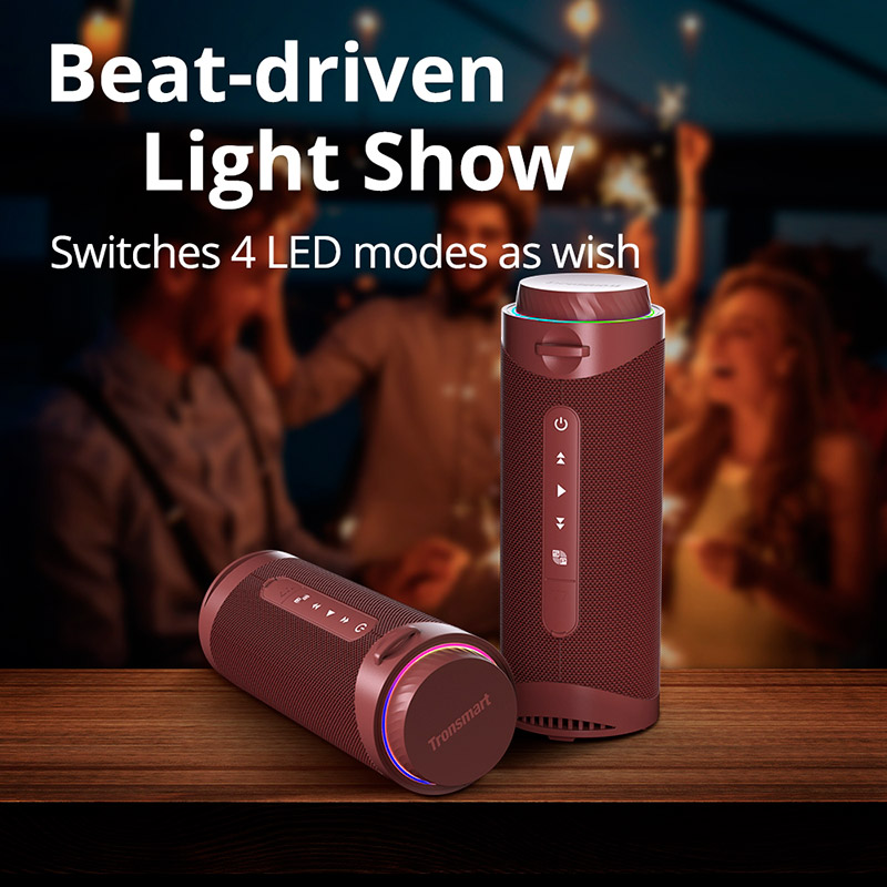 Замовити Портативна акустика TRONSMART T7 Dark Red (1030841)