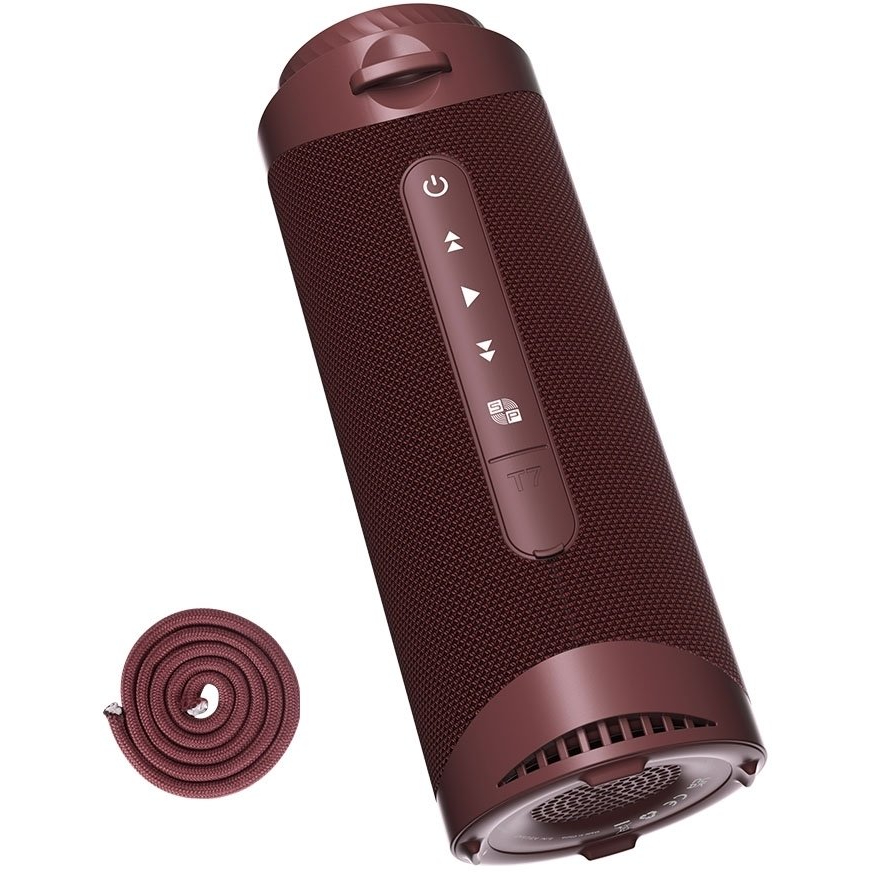 Портативна акустика TRONSMART T7 Dark Red (1030841) Потужність 30