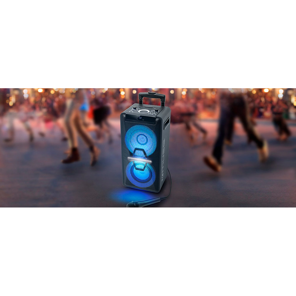 Портативная акустика MUSE PARTY BOX с ручкой M-1920 DJ Мощность 300