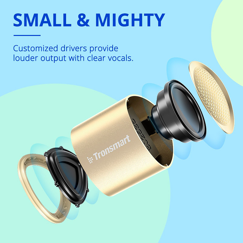 В Україні Портативна акустика TRONSMART Nimo Mini Gold (985908)