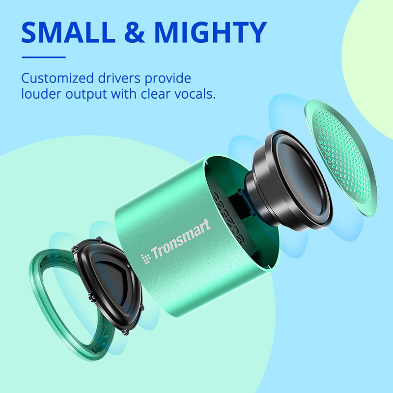 В Україні Портативна акустика TRONSMART Nimo Mini Green (985909)