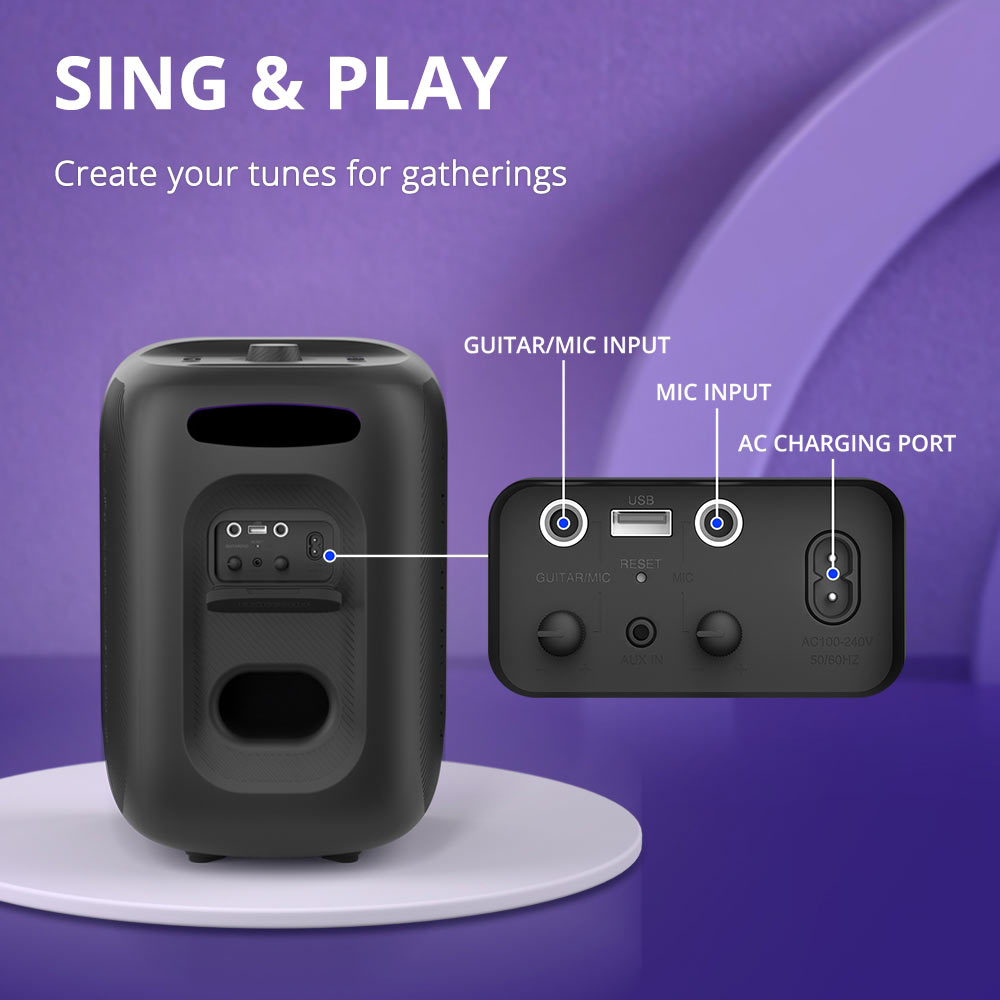 Портативная акустика TRONSMART Halo 200 + 2 Mics (968233) Тип портативная акустика