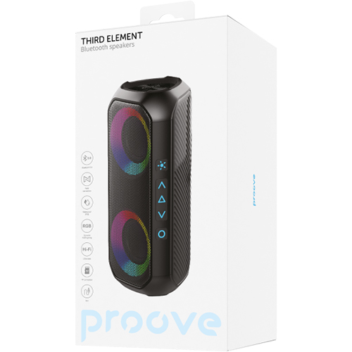 Портативная акустика PROOVE Third Element 20W Black (52030) Формат 2.0