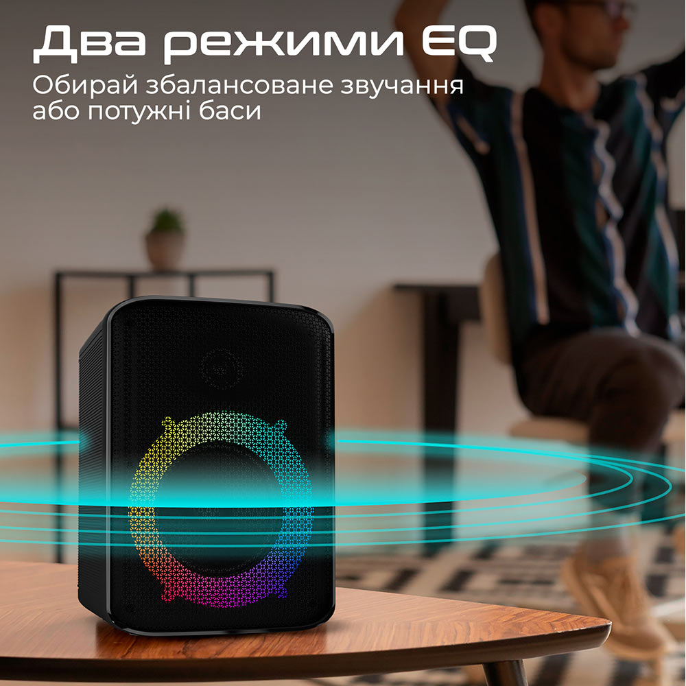 Внешний вид Портативная акустика HIFUTURE Event 80W Black (event.black)