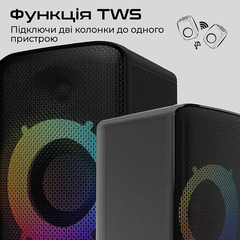 Фото Портативная акустика HIFUTURE Event 80W Black (event.black)