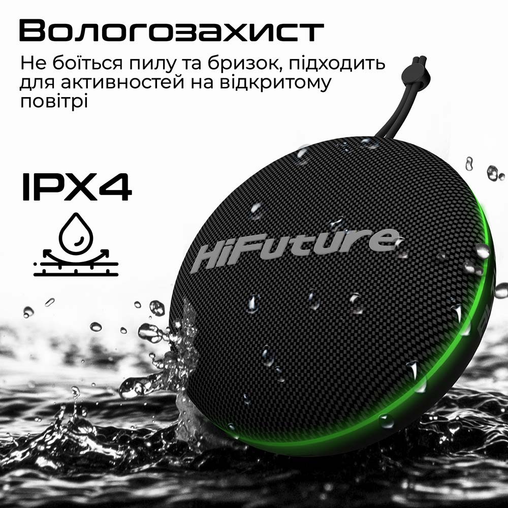 Фото Портативная акустика HIFUTURE Altus 5W Black (altus.black)