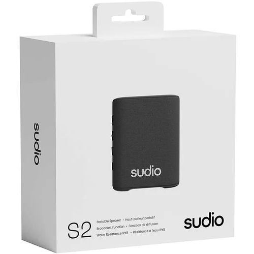 Портативна акустика SUDIO S2 Black (S2BLK) Формат 1.0