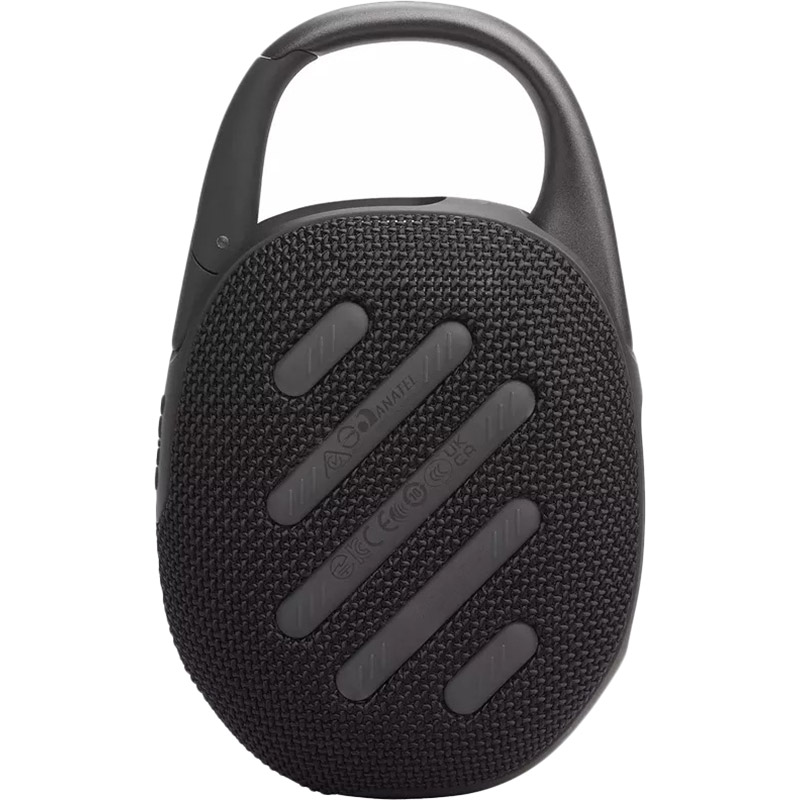 Внешний вид Портативная акустика JBL Clip 5 Black (JBLCLIP5BLK)