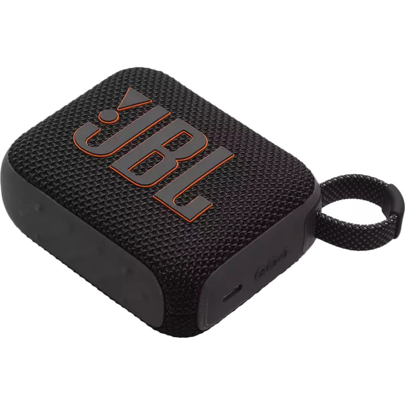 В Україні Портативна акустика JBL Go 4 Black (JBLGO4BLK)