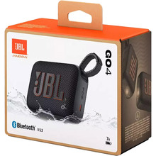 Портативна акустика JBL Go 4 Black (JBLGO4BLK)