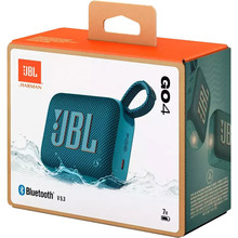 Портативная акустика JBL Go 4 Blue (JBLGO4BLU)