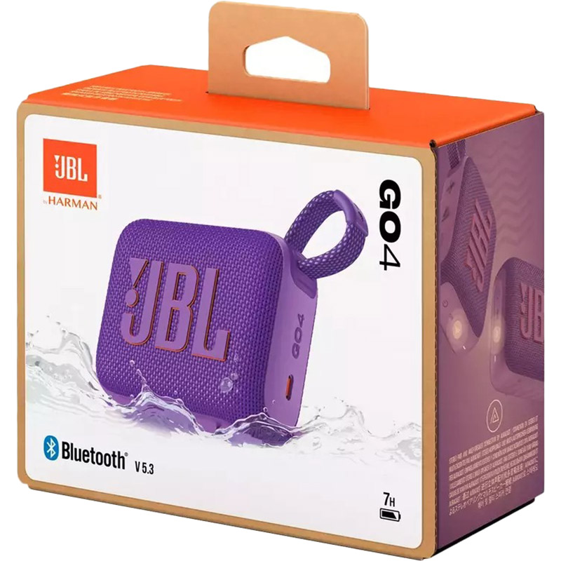 Обзор Портативная акустика JBL Go 4 Purple (JBLGO4PUR)