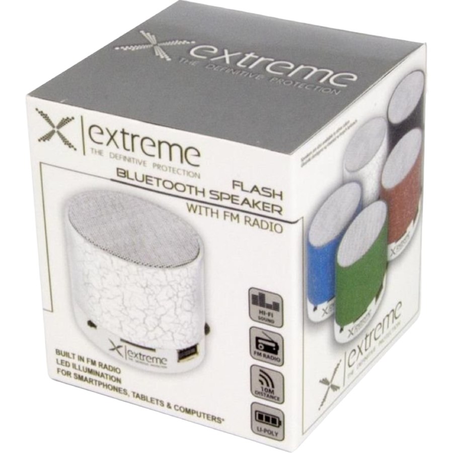 Портативная акустика ESPERANZA Extreme FM Radio Flash White (XP101W) Мощность 3