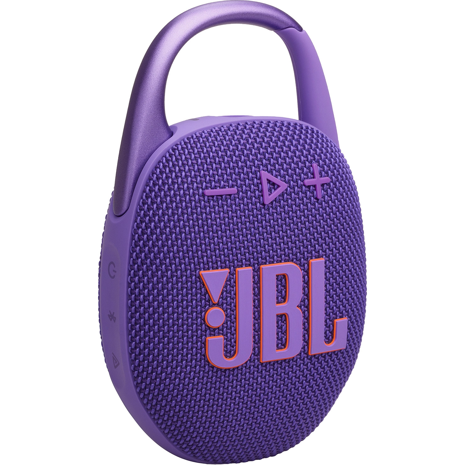 Зовнішній вигляд Портативна акустика JBL Clip 5 Purple (JBLCLIP5PUR)