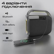 Портативна акустика HIFUTURE Musicbox 200 Black (musicbox200.black)