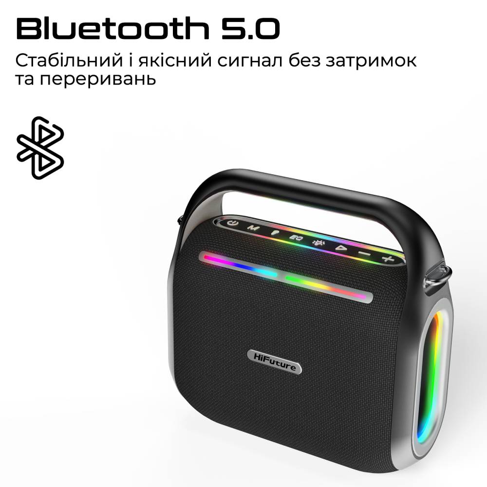 Портативна акустика HIFUTURE Musicbox 200 Black (musicbox200.black) Тип портативна акустика