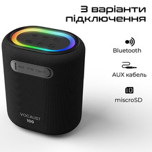 Портативна акустика HIFUTURE HiFuture Vocalist 100 Black (vocalist100.black)