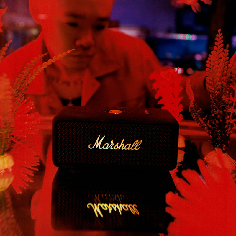 Заказать Портативная акустика MARSHALL Portable Speaker Emberton III Black and Brass (1006884)