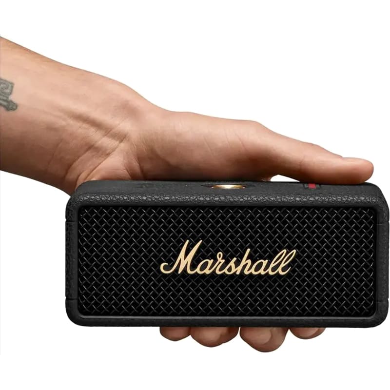 Портативная акустика MARSHALL Portable Speaker Emberton III Black and Brass (1006884) Мощность 38