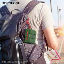 Портативна акустика Borofone BR16 Gage Sports Dark Green (BR16DE)