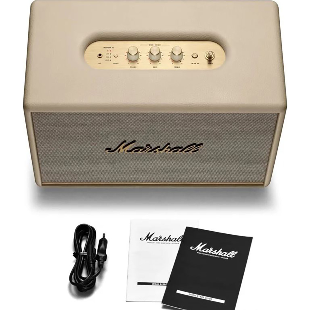 Внешний вид Портативна акустика MARSHALL Loudest Speaker Woburn III Cream (1006017)