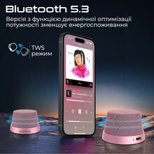 Портативная акустика PROMATE Punch 3W Pink (punch pink)