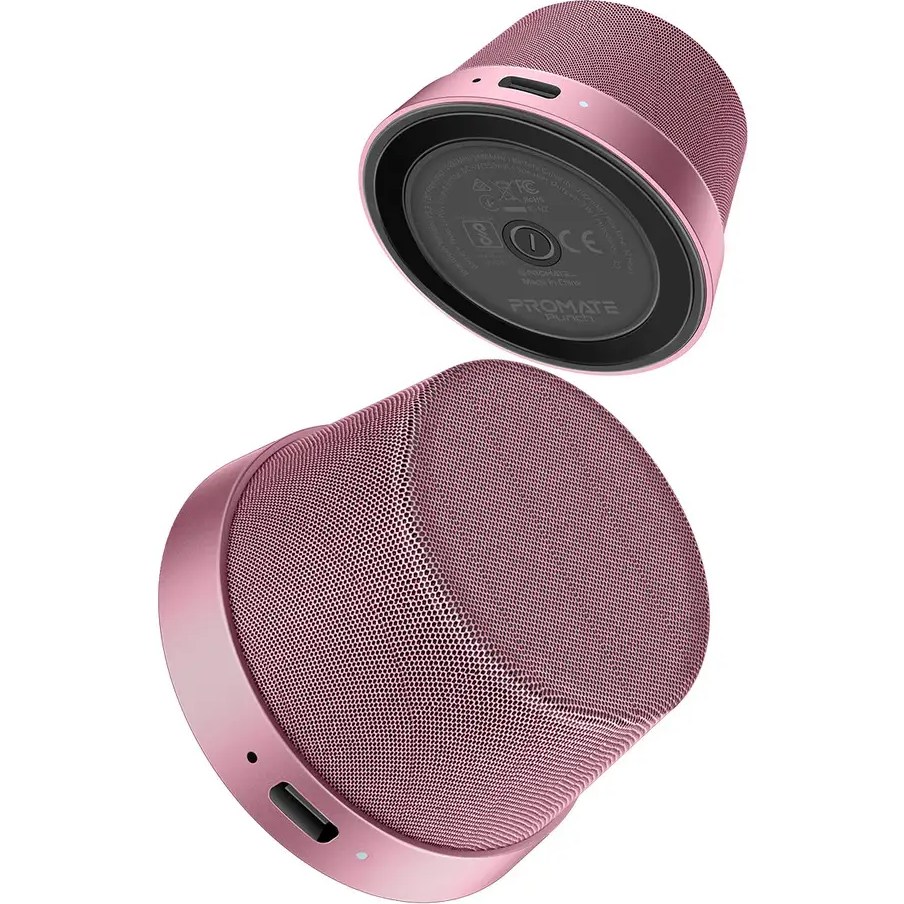 Портативная акустика PROMATE Punch 3W Pink (punch pink)