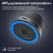 Портативная акустика PROMATE Punch Black (punch.black)