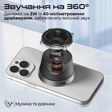 Портативная акустика PROMATE Punch Black (punch.black)