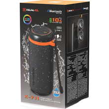 Портативна акустика REAL EL X-711 Black (EL121600026)
