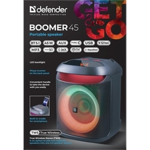 Портативная акустика Defender Beatbox 45 Black (65245)