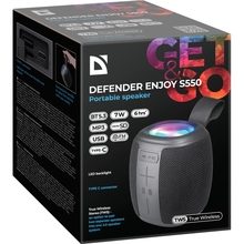 Портативна акустика Defender Enjoy S550 7Вт Bluetooth Black